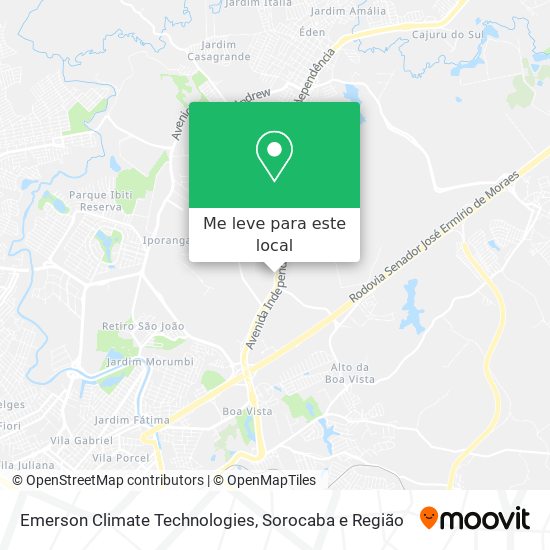 Emerson Climate Technologies mapa