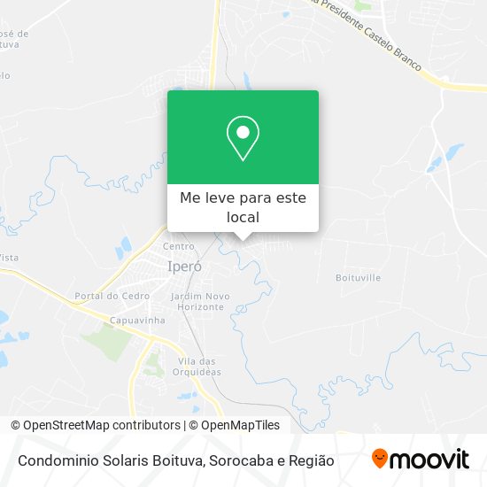 Condominio Solaris Boituva mapa