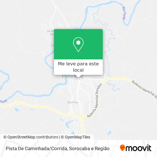 Pista De Caminhada/Corrida mapa