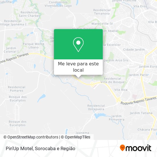 Pin'Up Motel mapa