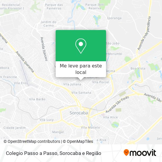 Colegio Passo a Passo mapa