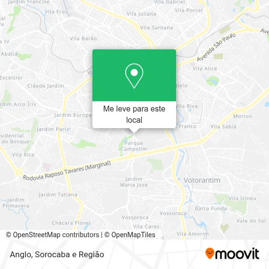 Anglo mapa