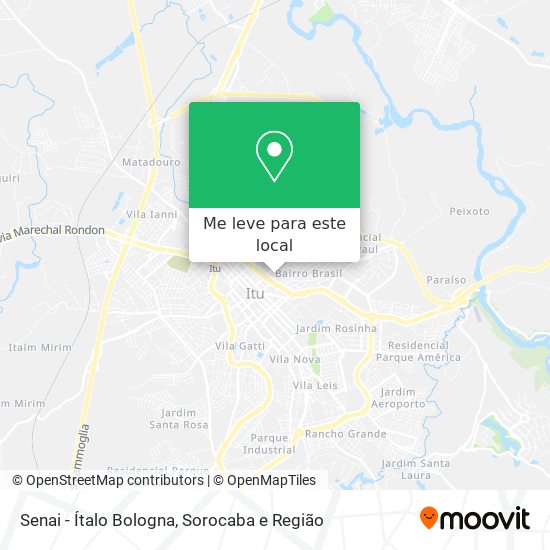 Senai - Ítalo Bologna mapa