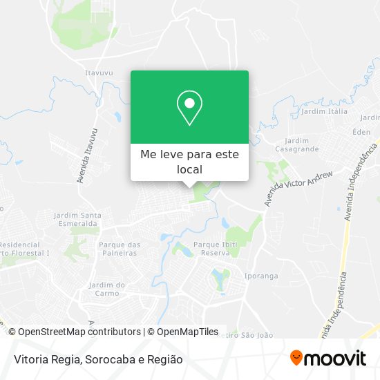 Vitoria Regia mapa