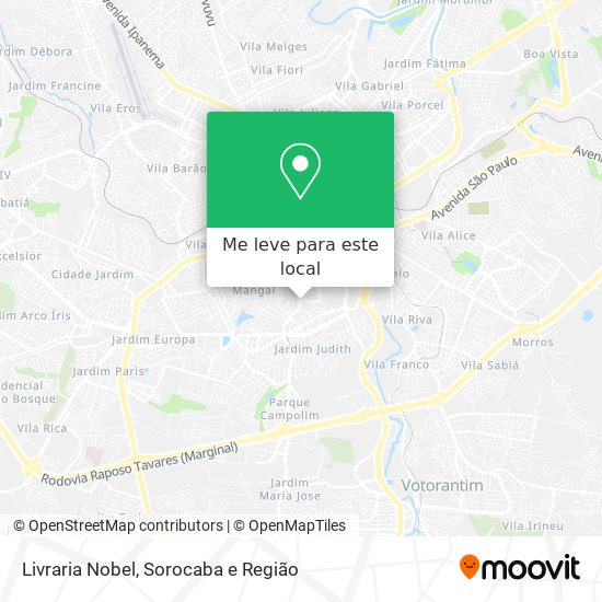 Livraria Nobel mapa