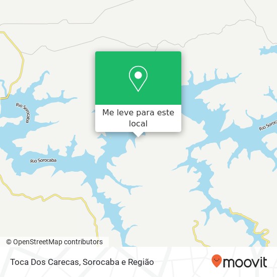 Toca Dos Carecas mapa