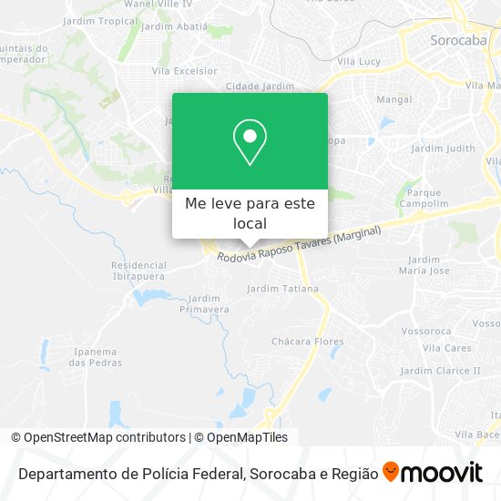 Departamento de Polícia Federal mapa