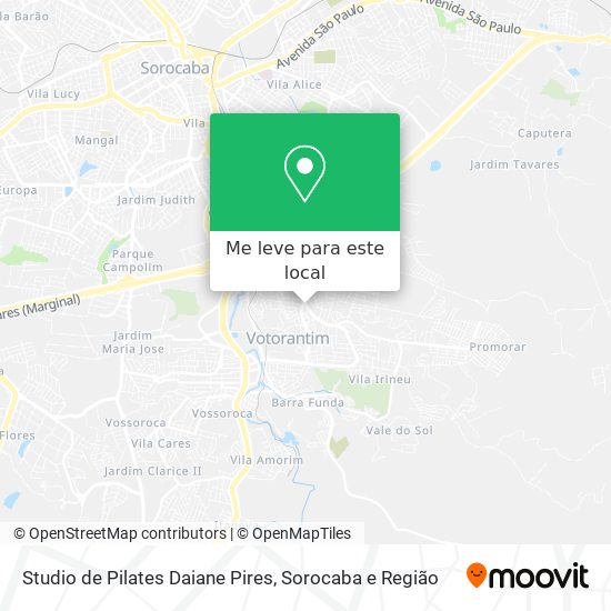 Studio de Pilates Daiane Pires mapa