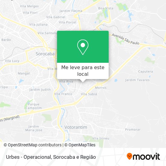 Urbes - Operacional mapa