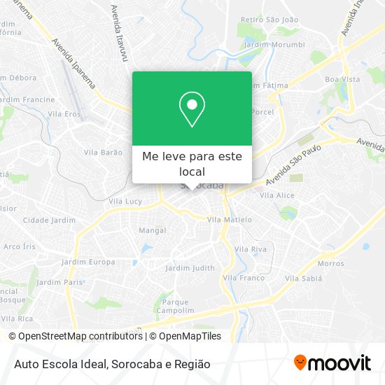 Auto Escola Ideal mapa