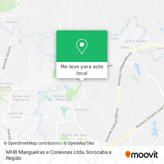 MHB Mangueiras e Conexoes Ltda mapa