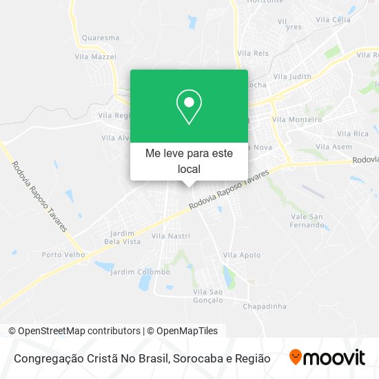 Congregação Cristã No Brasil mapa