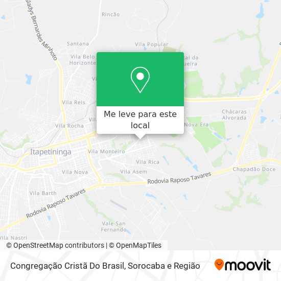 Congregação Cristã Do Brasil mapa