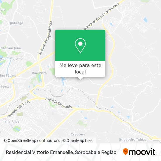 Residencial Vittorio Emanuelle mapa