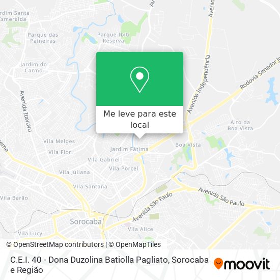 C.E.I. 40 - Dona Duzolina Batiolla Pagliato mapa
