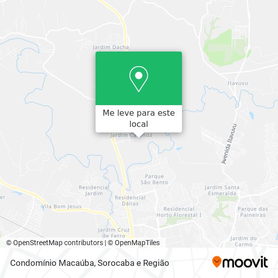 Condomínio Macaúba mapa