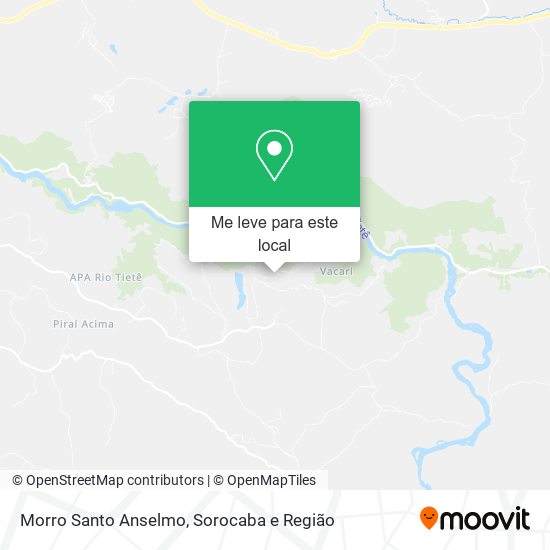 Morro Santo Anselmo mapa