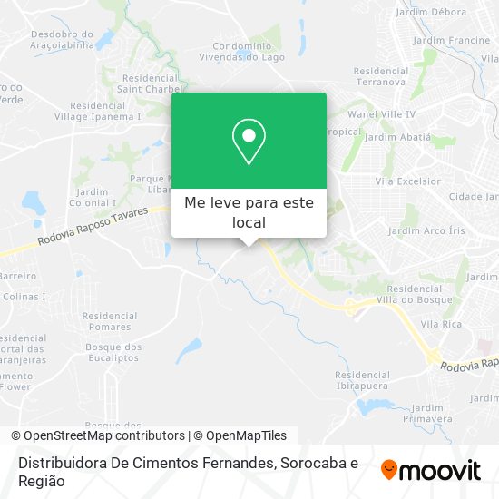 Distribuidora De Cimentos Fernandes mapa