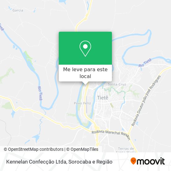 Kennelan Confecção Ltda mapa