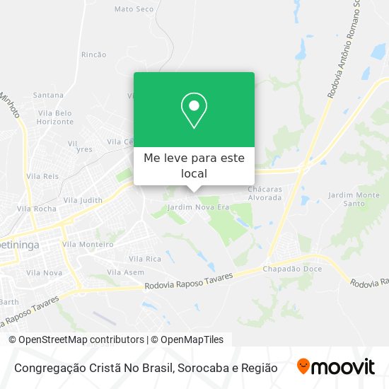 Congregação Cristã No Brasil mapa