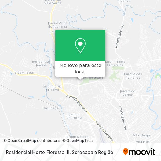 Residencial Horto Florestal II mapa