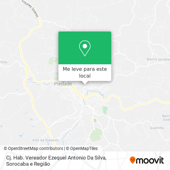 Cj. Hab. Vereador Ezequel Antonio Da Silva mapa