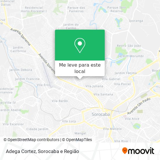 Adega Cortez mapa