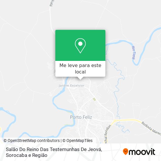 Salão Do Reino Das Testemunhas De Jeová mapa