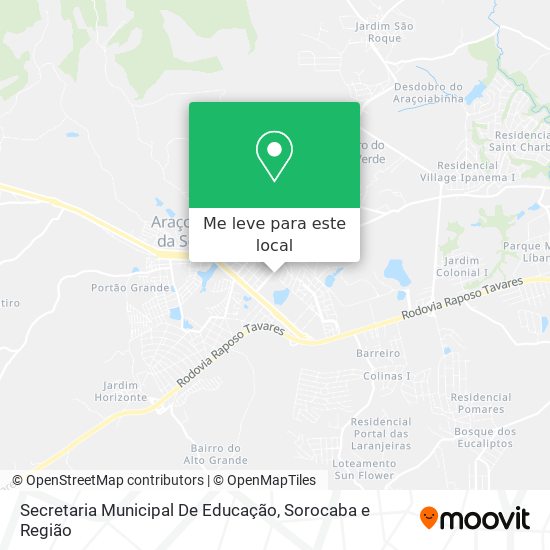 Secretaria Municipal De Educação mapa