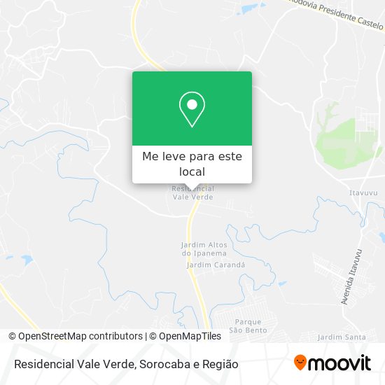 Residencial Vale Verde mapa