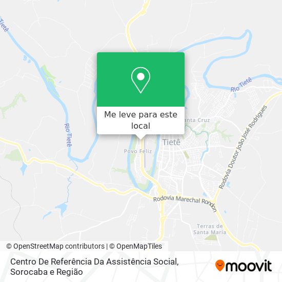 Centro De Referência Da Assistência Social mapa