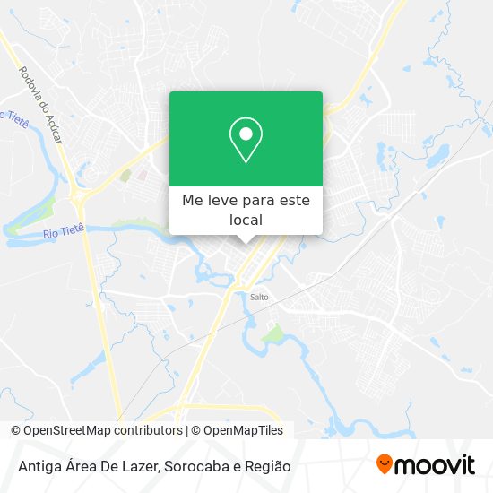 Antiga Área De Lazer mapa