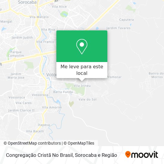 Congregação Cristã No Brasil mapa