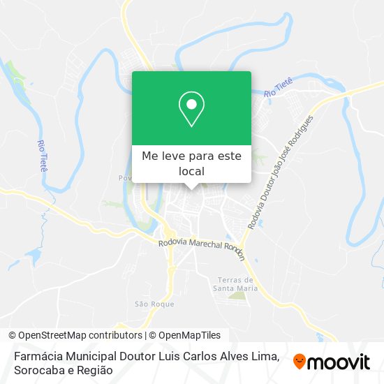 Farmácia Municipal Doutor Luis Carlos Alves Lima mapa