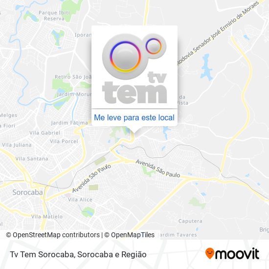 Tv Tem Sorocaba mapa