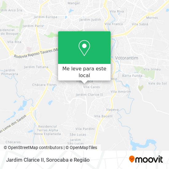 Jardim Clarice II mapa