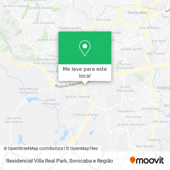 Residencial Villa Real Park mapa