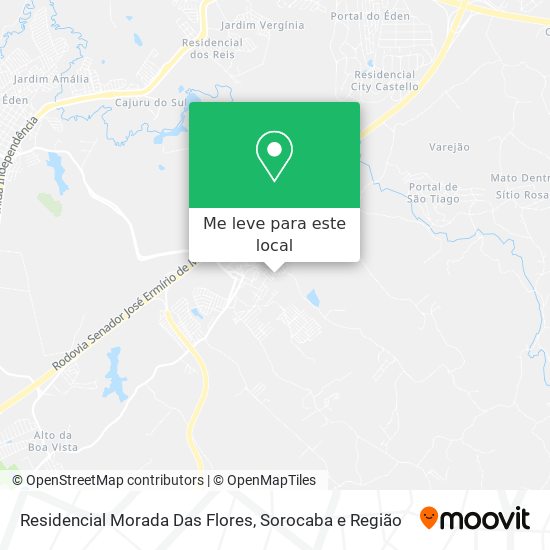 Residencial Morada Das Flores mapa