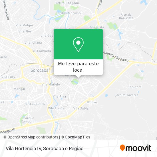 Vila Hortência IV mapa