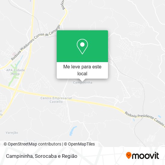 Campininha mapa