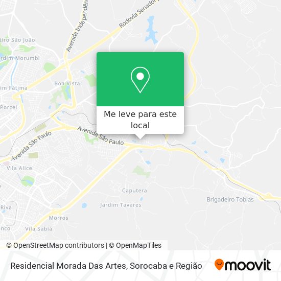 Residencial Morada Das Artes mapa