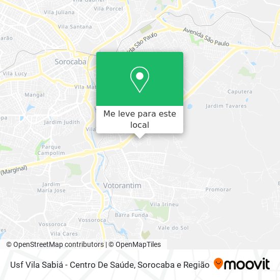 Usf Vila Sabiá - Centro De Saúde mapa