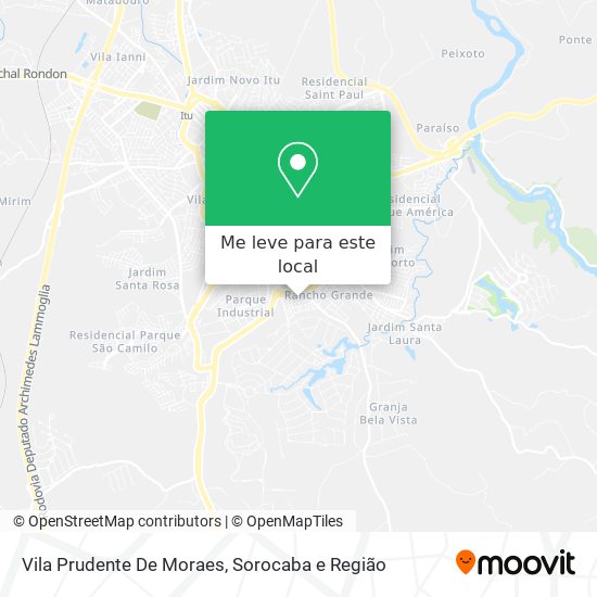 Vila Prudente De Moraes mapa