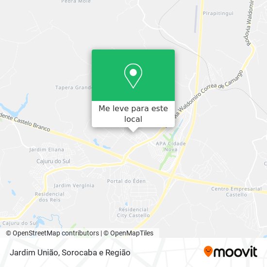 Jardim União mapa