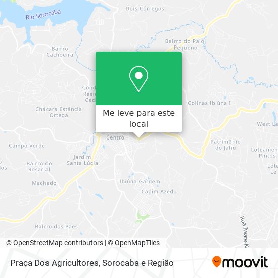 Praça Dos Agricultores mapa