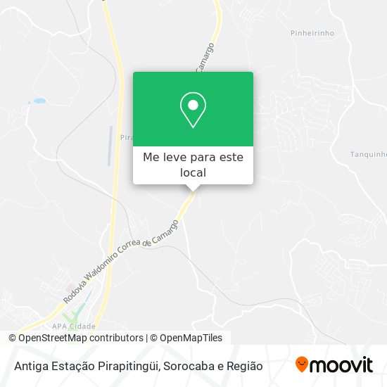 Antiga Estação Pirapitingüi mapa