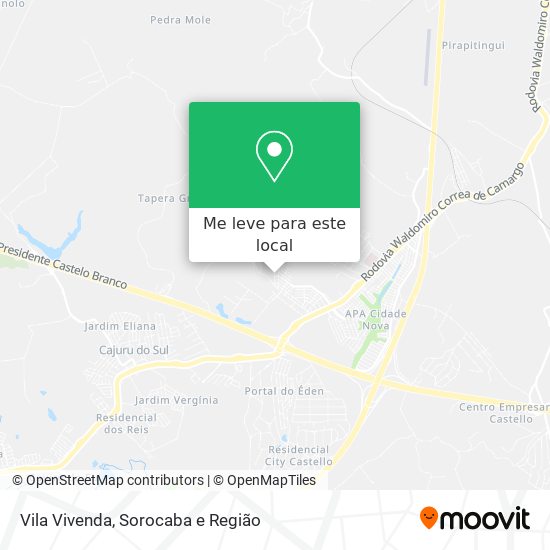 Vila Vivenda mapa