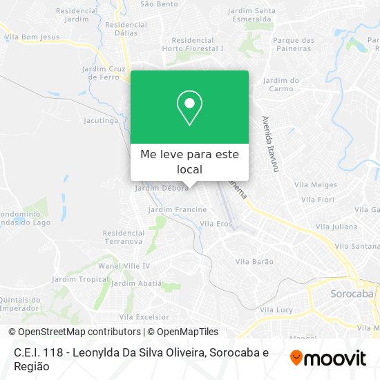 C.E.I. 118 - Leonylda Da Silva Oliveira mapa