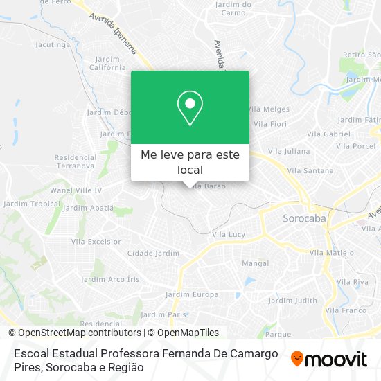 Escoal Estadual Professora Fernanda De Camargo Pires mapa