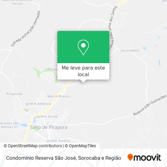 Condomínio Reserva São José mapa